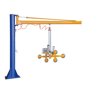 Nouveau bras robotisé électrique pour la manutention du verre, alimenté par batterie de voiture, commande manuelle en acier, ventouse à vide pour verre, capacité de charge 400 kg, pour la construction - Product Image 1