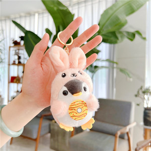 Búp Bê Chim Cánh Cụt Dễ Thương Đồ Chơi Nhồi Bông Phổ Biến Thành Chim Cánh Cụt Nhỏ Đồ Chơi Nhồi Bông Búp Bê Đám Cưới Túi Vải Thành Chú Chó Thỏ Ếch Mặt Dây Chuyền Nhồi Bông - Product Image 2