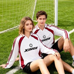 Camiseta Polo Unisex 2026, Nueva, Personalizada, OEM, a Rayas, Manga Larga, Estilo Casual Deportivo Urbano, Impresión Gráfica DTG, Corte Holgado - Product Image 2