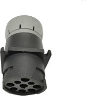 Tipe 1 & tipe 2 kompatibel 6-Pin J1708 ke 9-Pin J1900 adaptor untuk otomotif PVC tembaga terisolasi Harness kabel konduktor