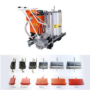 Machine de marquage d'espace de stationnement de route de véhicule de rayage à froid thermofusible Machine de peinture de marquage de ligne de route thermoplastique - Product Image 3