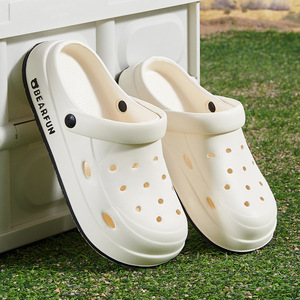 Chaussures d'été pour femmes en EVA, style <span class=keywords><strong>crocs</strong></span>, à semelle épaisse, antidérapantes, design plage, légères, rehaussantes, recyclables, avec fonction antidérapante - Product Image 3