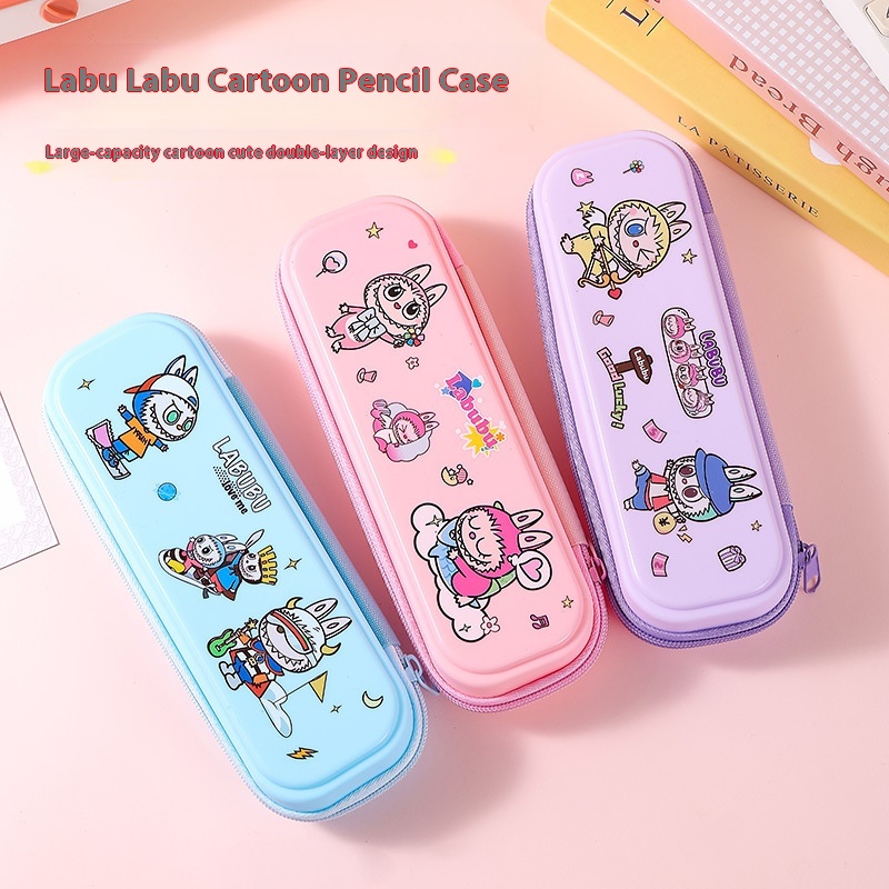 Новый бренд LaBuBu Многофункциональный пластиковый пенал для мальчиков и девочек