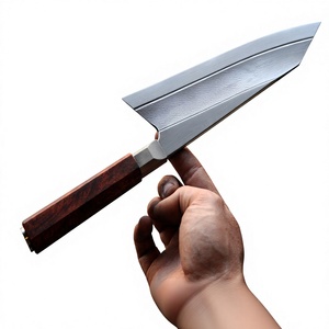 Japanese Chef Knives Stainless Steel Blade Wood Handle Hand Forged Satin Finish Right Hand Use Kitchen Chef Knifes - Product Image 2