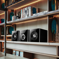 Nouveau système de lecteur de micro-CD en plastique à 2 pièces, design exclusif, sortie 30W, avec haut-parleurs pleine gamme USB/AUX pour radio FM et home cinéma