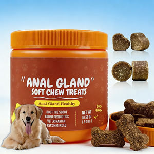 Suplemento para Mascotas OEM/ODM, Golosinas Masticables para Perros para las Glándulas Anales, Buena Digestión, para la Lengüinade Excesiva Alrededor de la Cola/Ano - Product Image 1