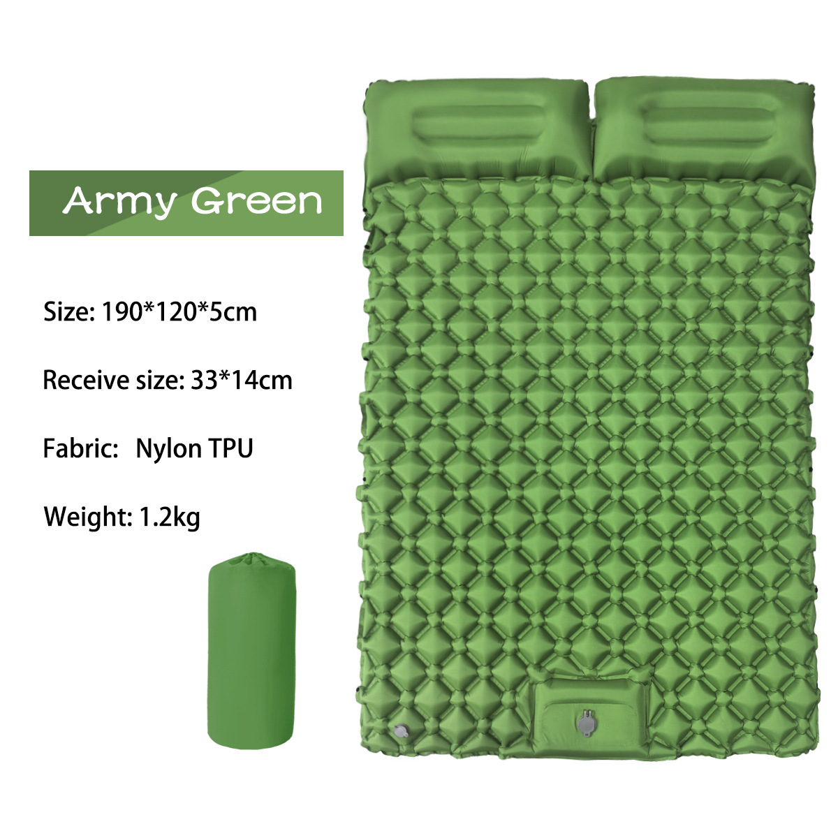 Double diamond for two-spliced  green