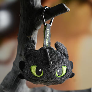 Pendentif en peluche How to Train Your <span class=keywords><strong>Dragon</strong></span> Toothless Black Fury, rembourrage en coton PP avec doublure en maille - Product Image 2