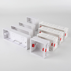 Caja inferior de instalación de interruptores, caja de instalación integrada, caja de instalación de enchufe de interruptor ignífugo, varias especificaciones - Product Image 3