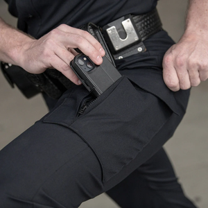 Pantalon de travail cargo pour homme, classe <span class=keywords><strong>B</strong></span>, 96% polyester, 4% élasthanne, extensible 360° °   Ceinture élastique, poches à rabat en diamant, pli permanent - Product Image 5