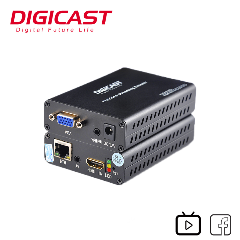 DIGICAST H.265 HDMI VGA Vidéo Serveur IPTV En Direct Streaming Encodeur Prix Bas