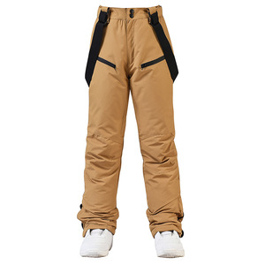 Pantalones de Esquí <span class=keywords><strong>con</strong></span> <span class=keywords><strong>Tirantes</strong></span> para Hombre y <span class=keywords><strong>Mujer</strong></span>, Pantalones de Snowboard Impermeables, Cortavientos, Cálidos y Gruesos para Invierno, 100% Poliéster Sin Costuras - Product Image 5