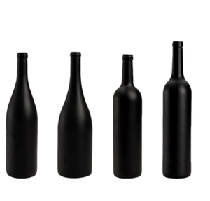 Bouteille en verre noir mat 500ml 750ml 16oz 23oz Bouteille en verre de vodka <span class=keywords><strong>bordeaux</strong></span> <span class=keywords><strong>bordeaux</strong></span> avec couleur personnalisée - Product Image 3