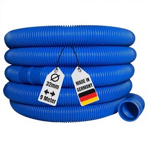 AquaOne HDPE <b>Pool</b> Hose 32mm Blue 9 Meters High Quality for Swimming <b>Pool</b> Garden Solar Suction & <b>Pump</b> Use Flexible - Product Image 3