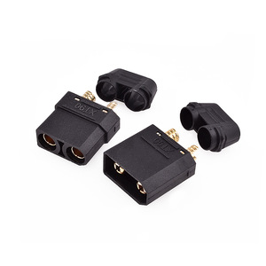 Conjunto de Conectores Negros de Alta Corriente XT90H-F XT90H-M 45A-90A, Conectores de Cobre Chapados en Oro para Batería y Cargador LiPo RC - Product Image 2