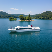 Grandsea 15,8 m/50 pieds 50P Bateau à passagers neuf en fibre de verre, diesel, taxi fluvial, ferry à vendre