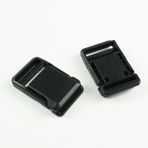 Hebillas de plástico de liberación lateral de 20 mm, negras, duraderas, para bolsos y cinturones - Product Image 1