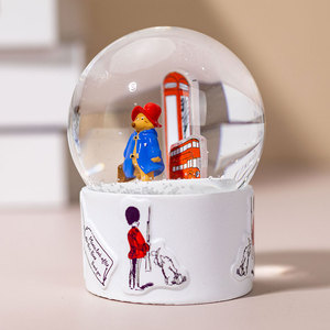 <span class=keywords><strong>Film</strong></span> personnalisé & Anime ours globe d'eau personnalisé résine verre décoration de la maison pour Souvenir & cadeau - Product Image 3