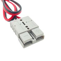 Câble de raccordement circulaire personnalisé de haute qualité 50A avec connecteur et pince crocodile pour le chargement de batteries automobiles