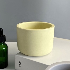 Luxury <b>Empty</b> Wholesale Custom 8 Oz Matte Ceramic Candle Containers Colorful Candle <b>Jar</b> Holder in Bulk - Product Image 4