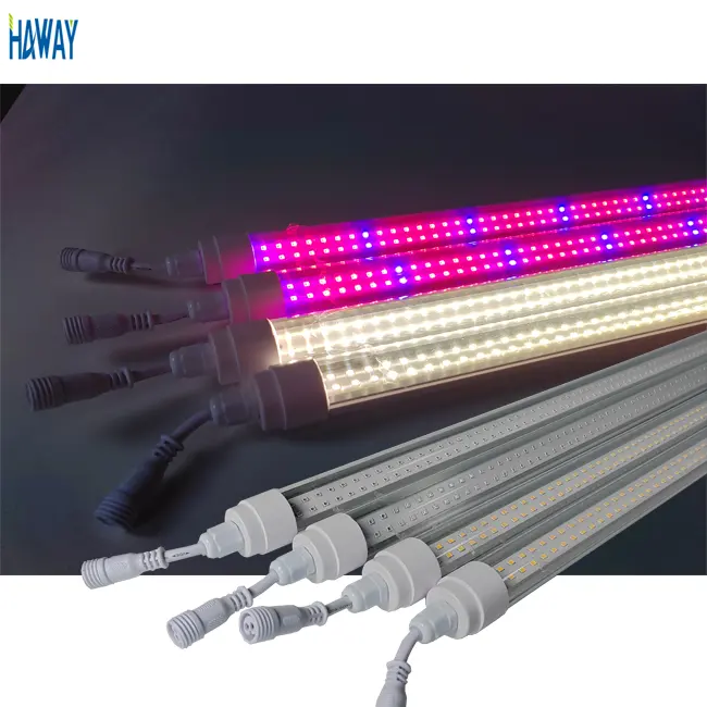 72W 36W 18W Zimmer pflanze Grow Light mit LEDS Full Spectrum Pflanzen Light Grow Hydro ponics 2,4 m 1,2 m LED Grow Tube Lampe