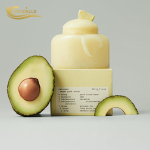 Set <span class=keywords><strong>de</strong></span> exfoliantes <span class=keywords><strong>de</strong></span> espuma con aloe, café, materiales rojos caseros, arroz y manteca, con empaque cuadrado, MOQ, Au Foam Scrubs - Product Image 1