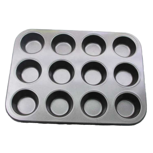 Stampo in <span class=keywords><strong>Silicone</strong></span> Ecologico Qicai a 12 Cavità Rotonde per Muffin, Sapone, Bombe da Bagno e <span class=keywords><strong>Candele</strong></span> di Cera d'Api Fatte a Mano - Product Image 4