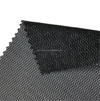 Usine bas prix Polyester Viscose chaîne tricot entoilage trame Insert vêtement tissé tricoté tissu fusible tissé entoilage