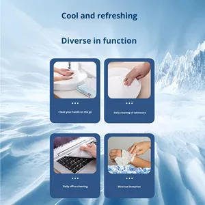 Lingettes Rafraîchissantes Mentholées Nettoyantes <span class=keywords><strong>Visage</strong></span> Anti-Excès de Sébum – Format Voyage Portable (30 Lingettes) pour Adultes - Product Image 4