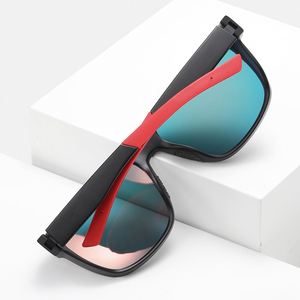 Gafas de Sol Deportivas Polarizadas con Protección UV, Marco de TAC y PC, Diseño Cuadrado Personalizado de Alta Calidad para Pesca y Montañismo - Product Image 3