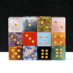 Vente en gros : Sculpture de dés en <span class=keywords><strong>Lapis</strong></span> <span class=keywords><strong>Lazuli</strong></span>, pierre naturelle semi-précieuse, artisanat en cristal, accessoires de jeu, cadeau tendance - Product Image 1