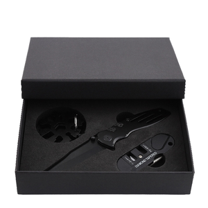 Bochen التكتيكية قابلة للطي أسود الألومنيوم متعددة الوظائف جيب الفولاذ المقاوم للصدأ أدوات المبرئ DIY OEM قابلة للتخصيص - Product Image 4