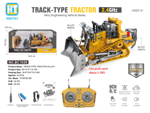 Oferta Especial: Excavadora de Juguete Eléctrica a Control Remoto de <span class=keywords><strong>9</strong></span> Canales, Escala 1:24, Realista, con Orugas de Aleación - Product Image 6
