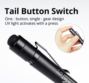 Tank007 uve2 lanterna EDC Penlight UV chữa xách tay huỳnh quang phát hiện đèn Pin y tế bút Ngọn Đuốc Đèn cho bác sĩ y tá - Product Image 2