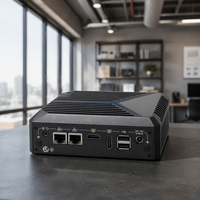 Yanling J6412 Nouveau Mini-ordinateur Industriel DDR4 Linux PC Quad Core Démarrage Automatique Montage sur Rail DIN Sans Ventilateur