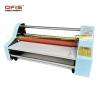 Plastifieuse à rouleaux chauffée A3 V360AV360B avec support de film à hauteur réglable, contrôle 9 vitesses ; Plastifieuse photo électrique compacte pour le bureau