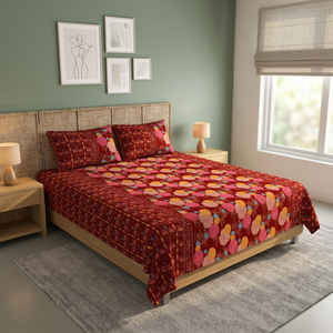 Juego de Ropa de Cama con Estampado de Plantas Modernas, 100% Algodón Orgánico, 200 Hilos, Diseño Floral de Elefantes, Tamaño King, para Hogar y Hotel - Product Image 2