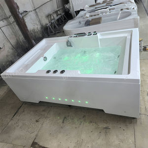 Precio barato Jacuzzis para 2 personas Bañera de <span class=keywords><strong>hidromasaje</strong></span> acrílica de <span class=keywords><strong>hidromasaje</strong></span> para dos personas <span class=keywords><strong>con</strong></span> tres faldas Bañera de lujo para hotel - Product Image 3