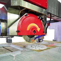 Maquinaria Hualong italiano CNC 5 aixs encimeras de piedra máquina cortadora de grabado Sierra de puente de granito con elevador de vacío