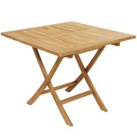 Lifepursue Table pliante en teck birman massif pour bateaux, camping, caravanes meubles de jardin de patio extérieur