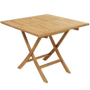 Lifepursue Table pliante en <span class=keywords><strong>teck</strong></span> birman massif pour bateaux, camping, caravanes meubles de jardin de patio extérieur - Product Image 2