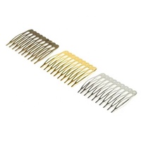 Peignes de voile de cheveux de mariage faits à la main bricolage de couleurs mélangées personnalisées gratuites