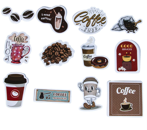 Adesivi Educativi per Bambini con Logo Pubblicitario Personalizzato, <span class=keywords><strong>Personaggi</strong></span> dei Cartoni Animati, in PVC Trasparente Impermeabile - Product Image 1
