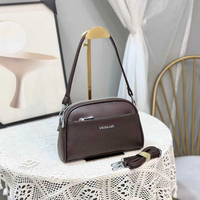 Sac à bandoulière en cuir PU grande capacité pour femme, avec fermeture éclair et doublure en polyester, nouvelle collection printemps-été
