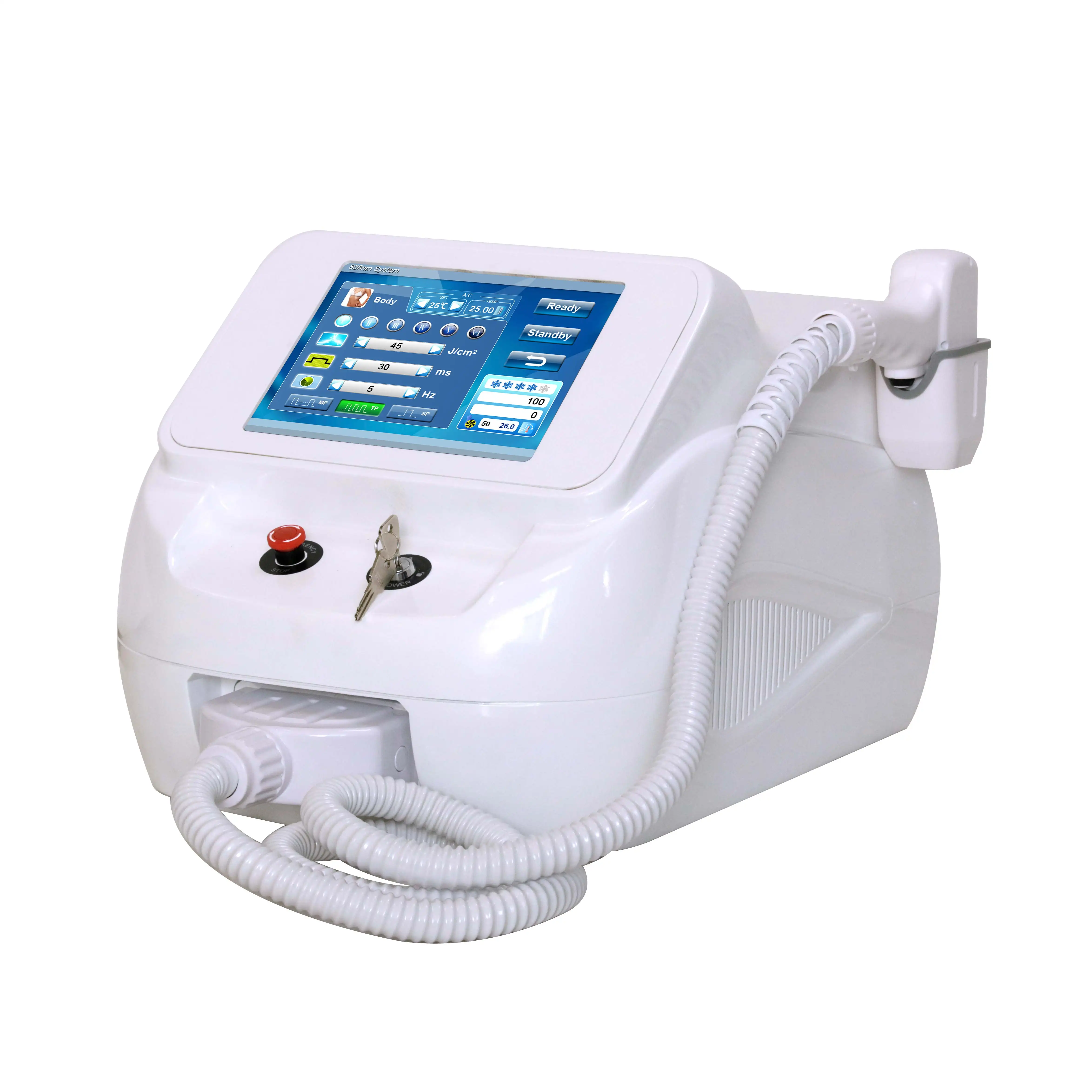 Weifang KM electronics co. ltd portable diode laser epilator machine 808 nm hair removal machine