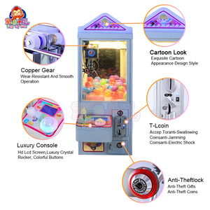 2024 nuevo diseño <span class=keywords><strong>Mini</strong></span> garra grúa máquina juego juguetes de peluche con pequeña garra de Metal operado por monedas/aceptador de billetes 1 año de garantía - Product Image 6