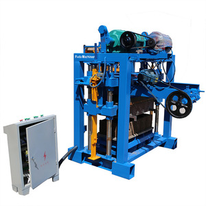 QT40-<span class=keywords><strong>2</strong></span> Maquinaria para Fabricar <span class=keywords><strong>Bloques</strong></span> de Pavimento, Máquina Manual para Hacer Ladrillos de Hormigón Interconectados - Product Image 3
