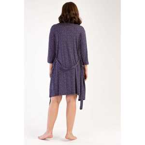 Conjunto de Túnica con Tirantes de Viscosa y Bata de Manga 3/4 para Mujer, Talla XXL, Ropa de Dormir - Product Image 1