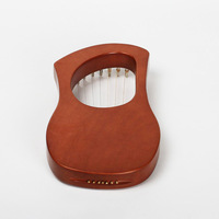 Harpe à cordes en bois de caoutchouc à 7 cordes, instrument de musique lyre, prix promotionnel, pour débutant et étudiant
