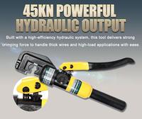 Herramienta de crimpado hidráulica manual PRO'SKIT CP-70K con bombas hidráulicas manuales o eléctricas para terminales de cables y aplicaciones de conectores.